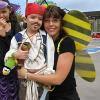 Jack Sparrow, aka Gray and Ms. Gutierrez, Kindergarten Bumble Bee Teacher, Oct 2006