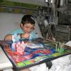Gray loves playing games, this was right after his surgery in May 2009.