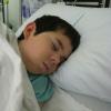 Resting before surgery, May 2009